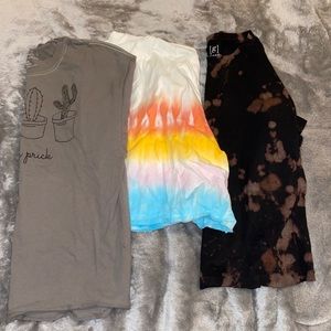 Crop Top T-Shirt Combo (3)